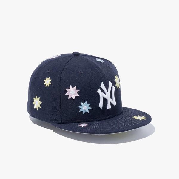 NEW ERA 59FIFTY FLOWER EMBROIDERY NEW YORK YANKEES NAVY