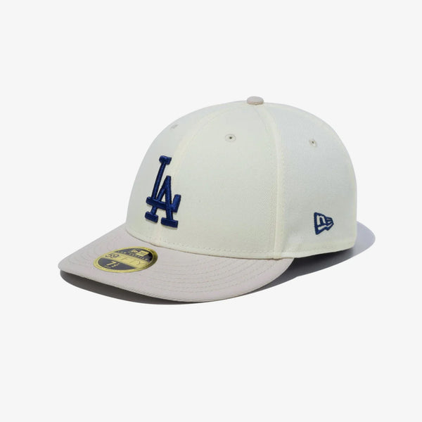 NEW ERA LP 59FIFTY WHITE PACK LOS ANGELES DODGERS CHROME/STONE