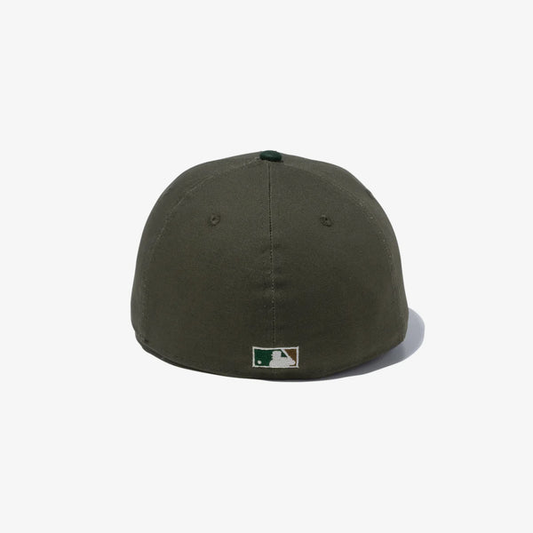 NEW ERA LP 59FIFTY CALIFORNIA ANGELS COOPERSTOWN DUCK MOSS GREEN/DARK GREEN