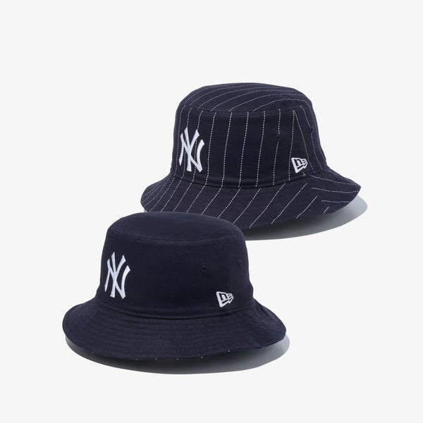 NEW ERA BUCKET01 REVERSIBLE NEW YORK YANKEES NAVY/NAVY STRIPE