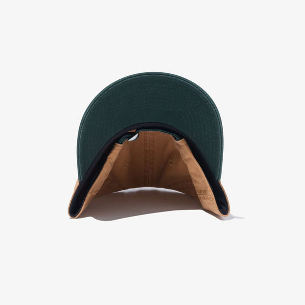 NEW ERA 9TWENTY MLB WASHED DUCK OAKLAND ATHLETICS LIGHT BRONZE/DARK GREEN