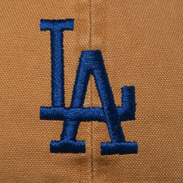 NEW ERA 9TWENTY MLB WASHED DUCK LOS ANGELES DODGERS LIGHT BRONZE/DARK ROYAL