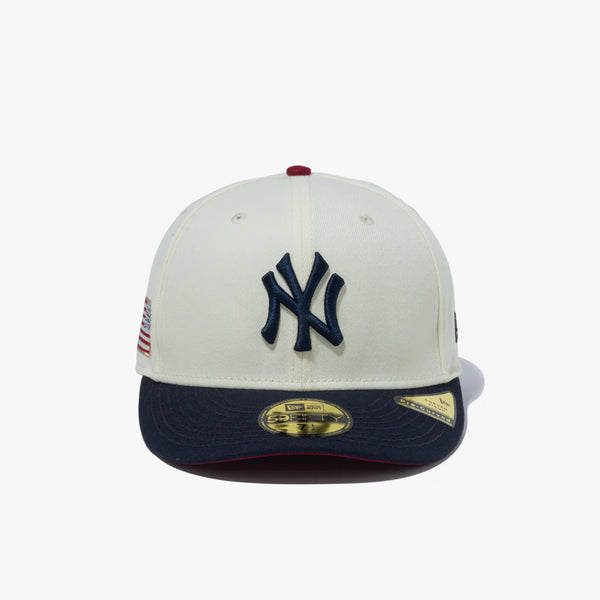 NEW ERA PC 59FIFTY NEW YORK YANKEES STARS &amp; STRIPES CREAM/NAVY