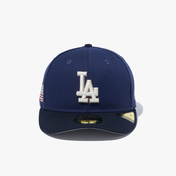 NEW ERA PC 59FIFTY LOS ANGELES DODGERS STARS & STRIPES DARK ROYAL/NAVY