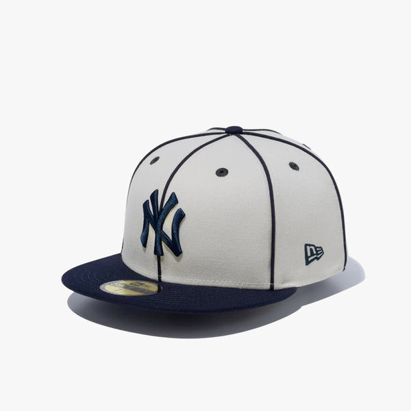 NEW ERA 59FIFTY NEW YORK YANKEES PIPING STO/NVY