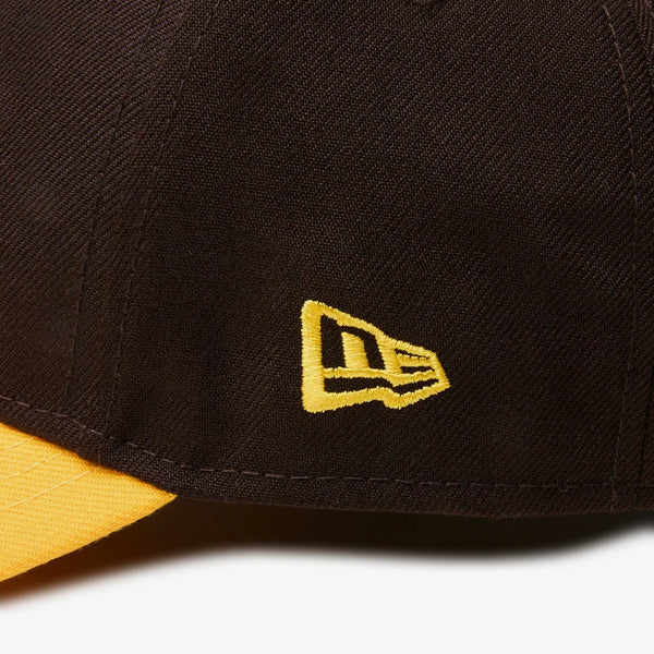 NEW ERA 9FORTY MLB COLOR CUSTOM SAN DIEGO PADRES YELLOW/BROWN