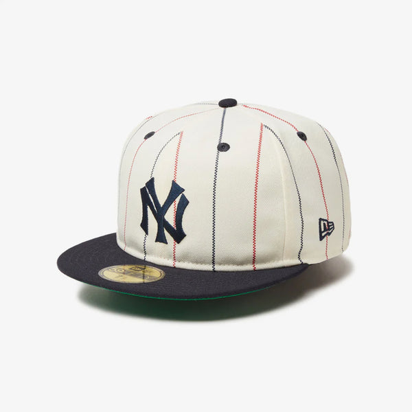 NEW ERA 59FIFTY NEW YORK YANKEES COOPERSTOWN CHROME WHITE/NAVY