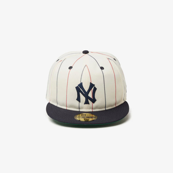 NEW ERA 59FIFTY NEW YORK YANKEES COOPERSTOWN CHROME WHITE/NAVY