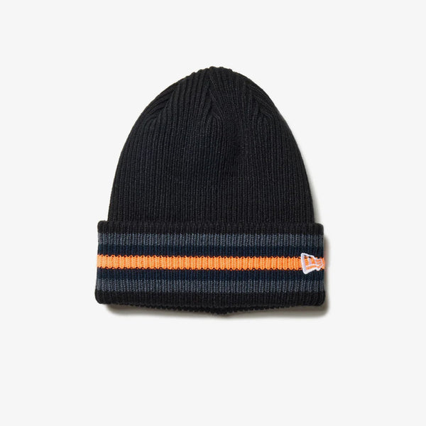 NEW ERA BASIC CUFF KNIT BORDER BLACK