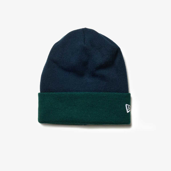 NEW ERA BASIC CUFF KNIT Powered by GORO NAKATSUGAWA（min-nano） NAVY/BRITISH GREEN