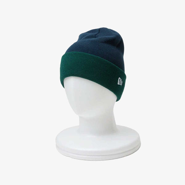 NEW ERA BASIC CUFF KNIT Powered by GORO NAKATSUGAWA（min-nano） NAVY/BRITISH GREEN