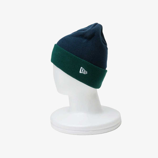 NEW ERA BASIC CUFF KNIT Powered by GORO NAKATSUGAWA（min-nano） NAVY/BRITISH GREEN