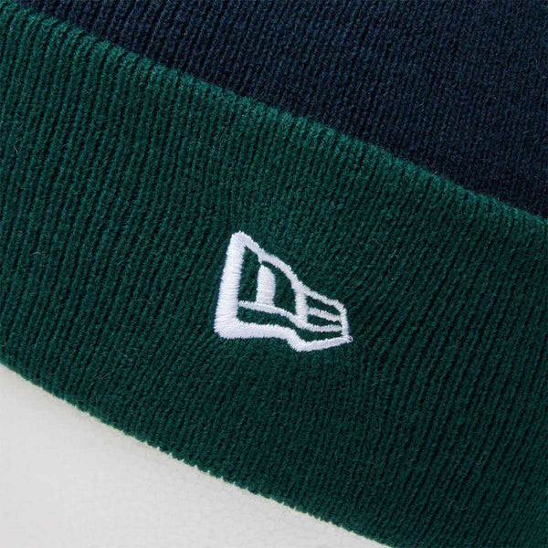 NEW ERA BASIC CUFF KNIT Powered by GORO NAKATSUGAWA（min-nano） NAVY/BRITISH GREEN