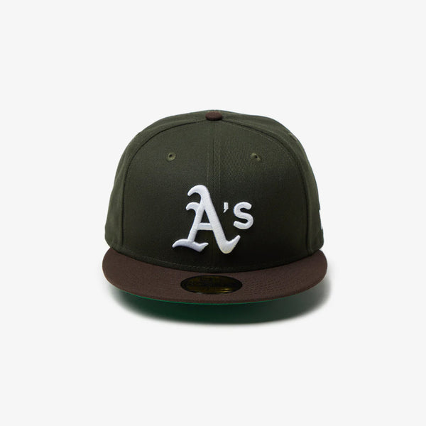 NEW ERA 59FIFTY OAKLAND ATHLETICS Powered by GORO NAKATSUGAWA（min-nano） DARKSEAWEED/BROWN