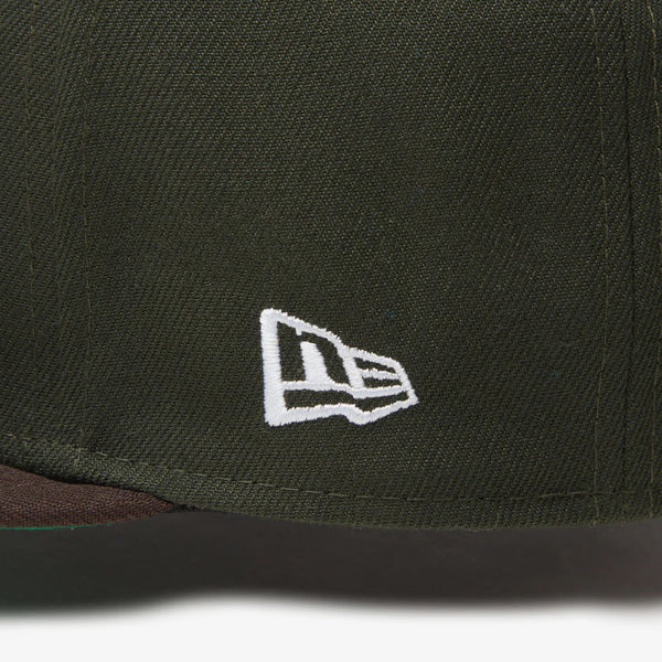 NEW ERA 59FIFTY OAKLAND ATHLETICS Powered by GORO NAKATSUGAWA（min-nano） DARKSEAWEED/BROWN