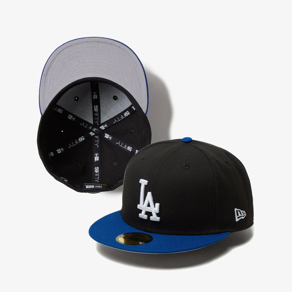 NEW ERA 59FIFTY LOS ANGELES DODGERS Powered by GORO NAKATSUGAWA（min-nano） BLACK/LIGHTROYAL