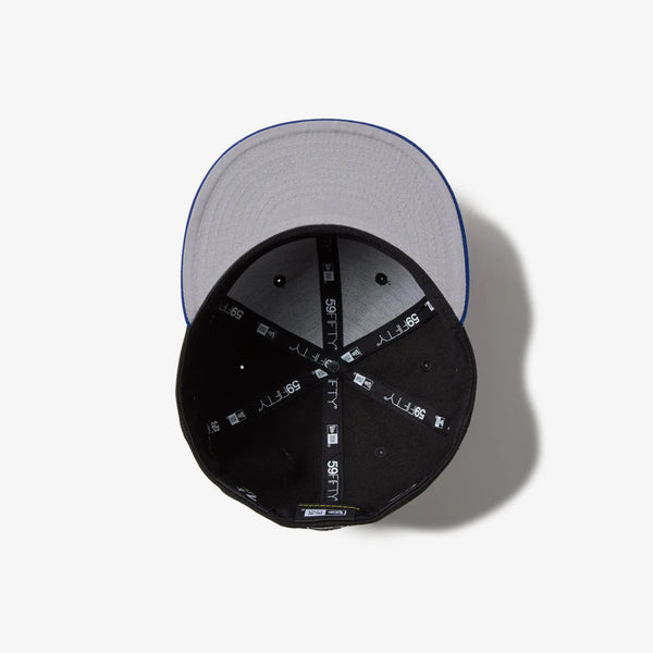 NEW ERA 59FIFTY LOS ANGELES DODGERS Powered by GORO NAKATSUGAWA（min-nano） BLACK/LIGHTROYAL