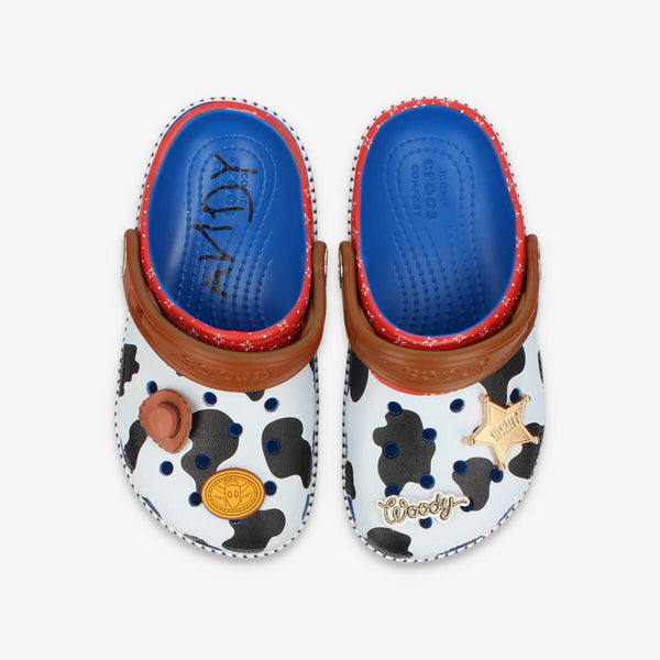 crocs TODDLERS' PIXAR’S TOY STORY WOODY CLOG BLUE JEAN