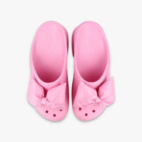 CROCS SIREN BOW CLOG PINK TWEED