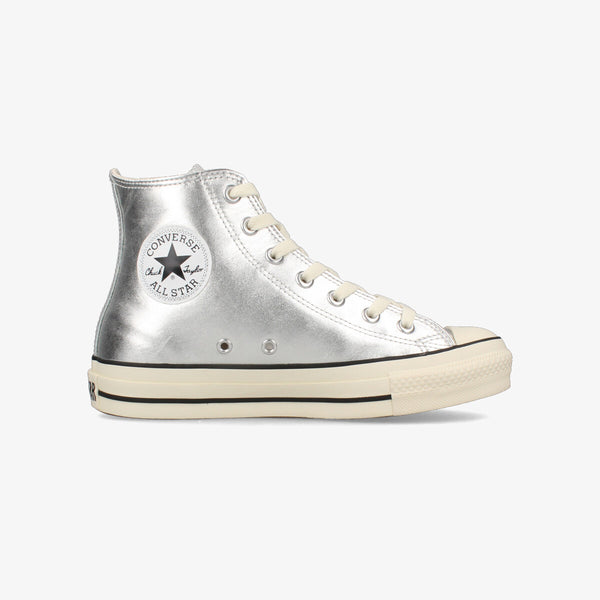 CONVERSE LEATHER ALL STAR (R) HI SILVER