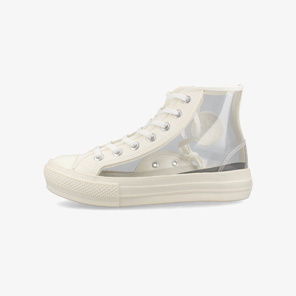 CONVERSE ALL STAR LIGHT PLTS CLEARMATERIAL HI WHITE