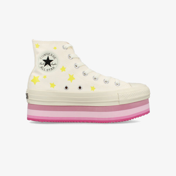 CONVERSE ALL STAR CHUNKYLINE HI / THE POWERPUFF GIRLS WHITE