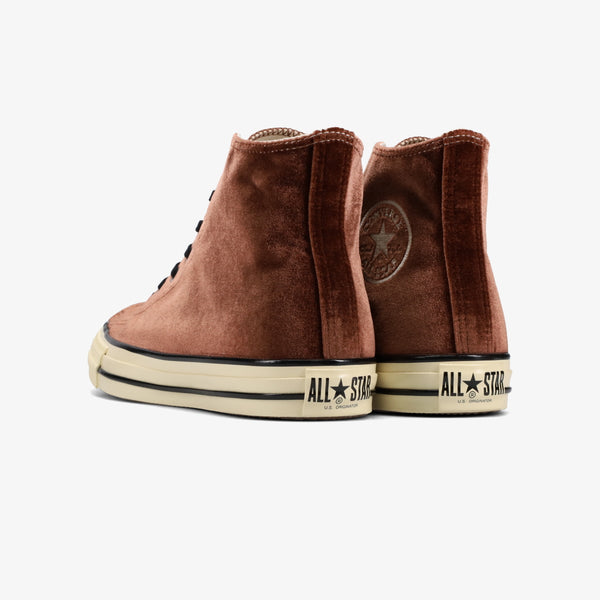 CONVERSE ALL STAR US VELVET HI BROWN