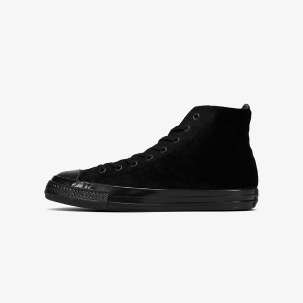 CONVERSE ALL STAR US VELVET HI BLACKMONOCHROME