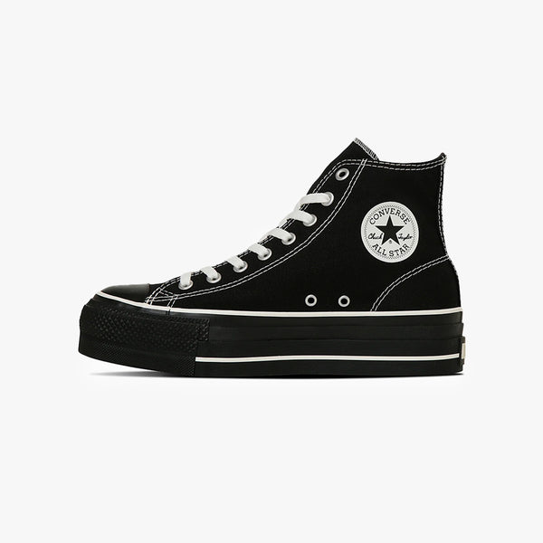 CONVERSE ALL STAR (R) LIFTED OVERTAPE ST HI BLACK/BLACK