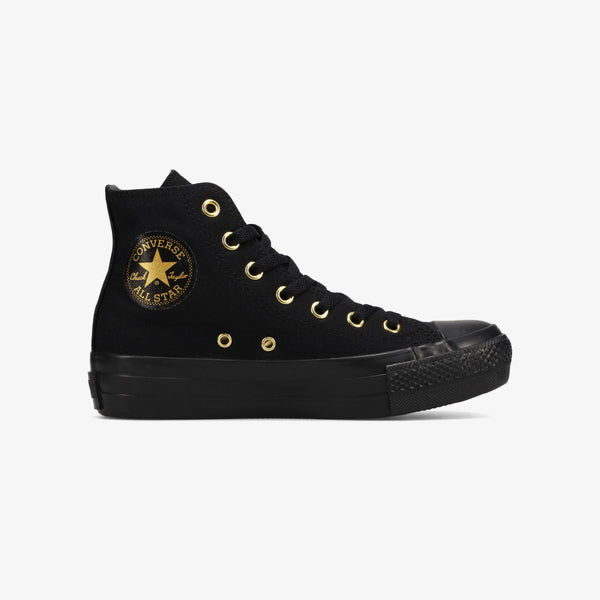 CONVERSE ALL STAR PLTS HEARTSTUDS HI BLACK