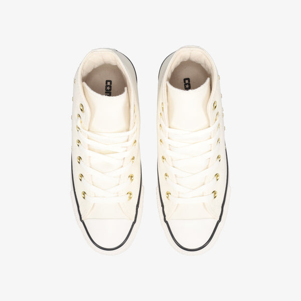 CONVERSE ALL STAR PLTS HEARTSTUDS HI WHITE