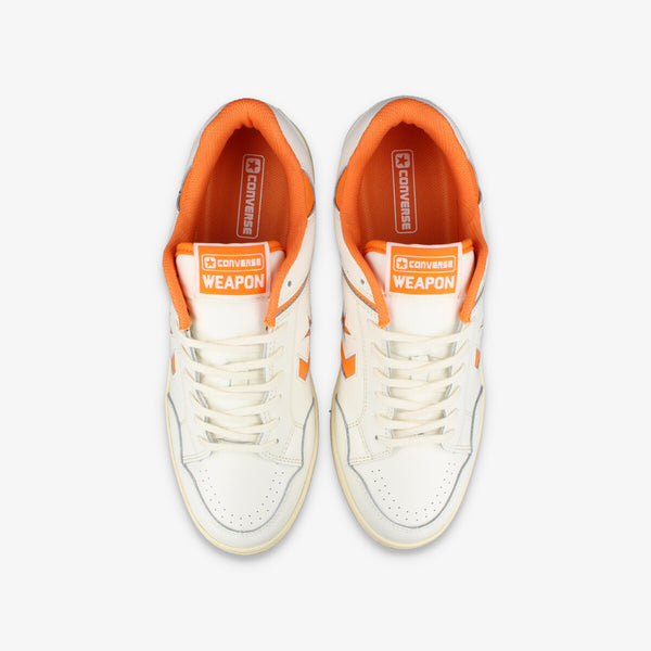 CONVERSE WEAPON CC OX WHITE/ORANGE