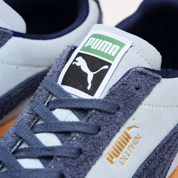 PUMA DELPHIN BLOCK FROSTED DEW/CLUB NAVY/GUM -KICKS LAB. EXCLUSIVE-