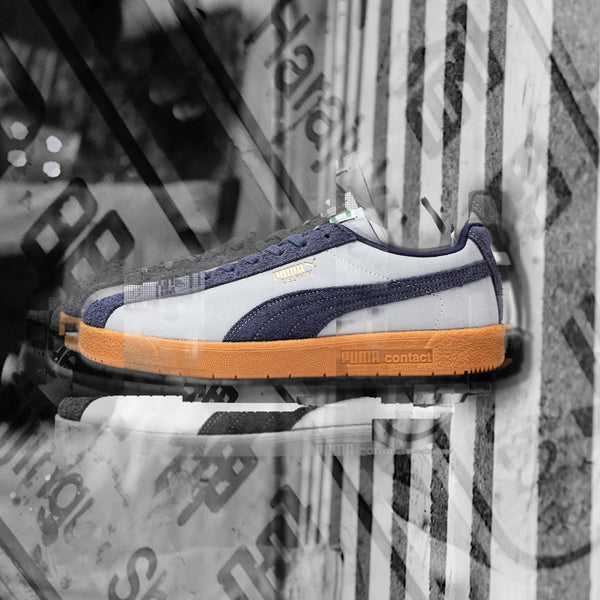 PUMA DELPHIN BLOCK FROSTED DEW/CLUB NAVY/GUM -KICKS LAB. EXCLUSIVE-