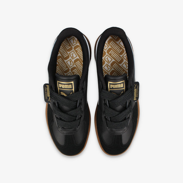 PUMA PALERMO WIDE LACE SD BLACK/WHITE/TEAM GOLD