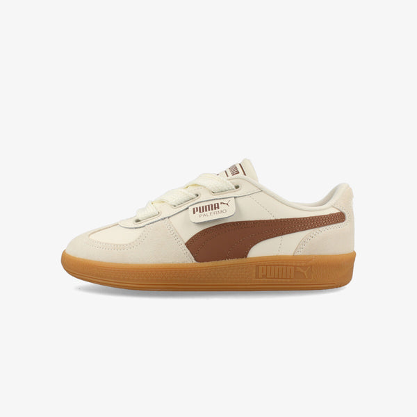 PUMA PALERMO WIDE LACE SD FROSTED IVORY/BROWN MUSHROOM