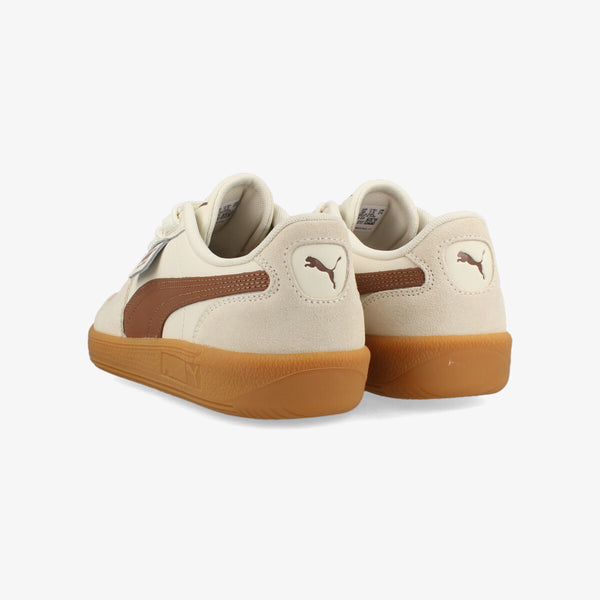 PUMA PALERMO WIDE LACE SD FROSTED IVORY/BROWN MUSHROOM