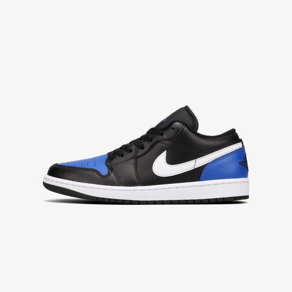 NIKE AIR JORDAN 1 LOW BLACK/GAME ROYAL/WHITE