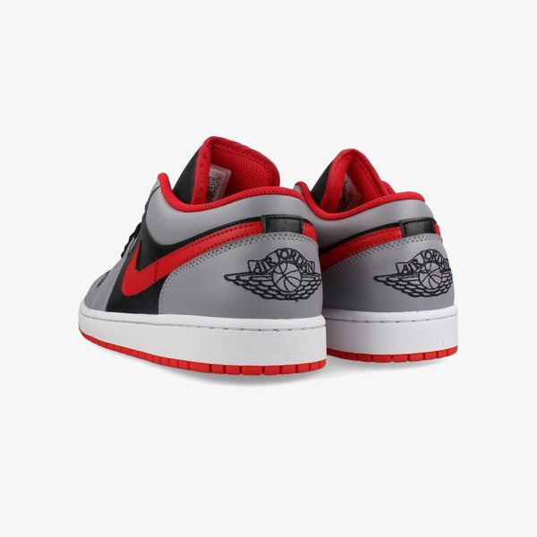 NIKE AIR JORDAN 1 LOW BLACK/FIRE RED/CEMENT GREY/WHITE