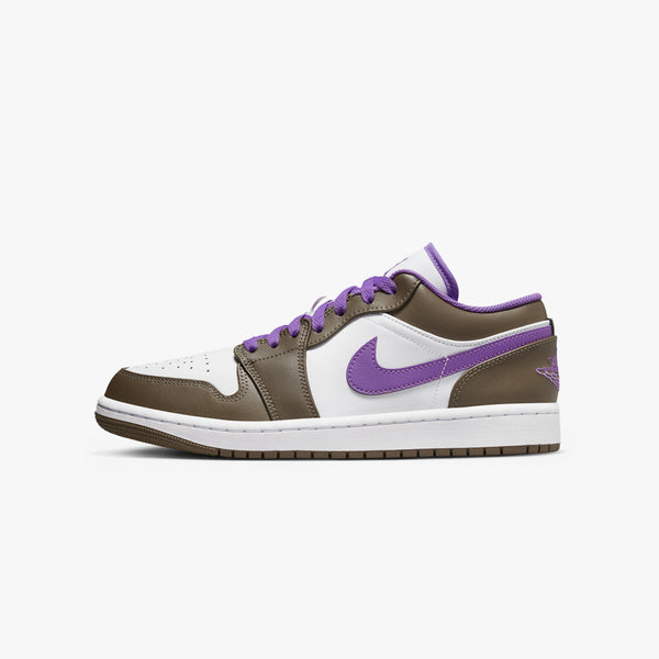 NIKE AIR JORDAN 1 LOW PALOMINO/WILD BERRY/WHITE