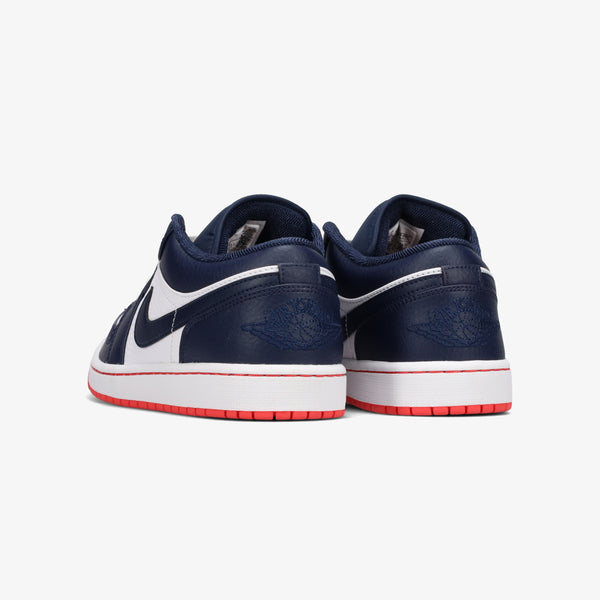 NIKE AIR JORDAN 1 LOW OBSIDIAN/EMBER GLOW/WHITE