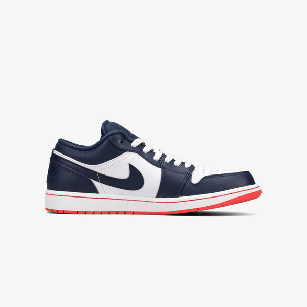 NIKE AIR JORDAN 1 LOW OBSIDIAN/EMBER GLOW/WHITE