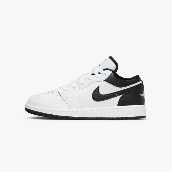 NIKE AIR JORDAN 1 LOW GS WHITE/BLACK-WHITE