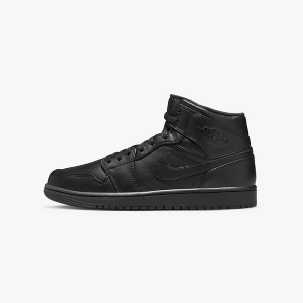 NIKE AIR JORDAN 1 MID 【TRIPLE BLACK】 BLACK/BLACK/BLACK