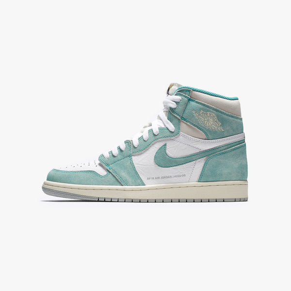 NIKE AIR JORDAN 1 RETRO HIGH OG TURBO GREEN/WHITE/LIGHT SMOKE GREY/SAIL