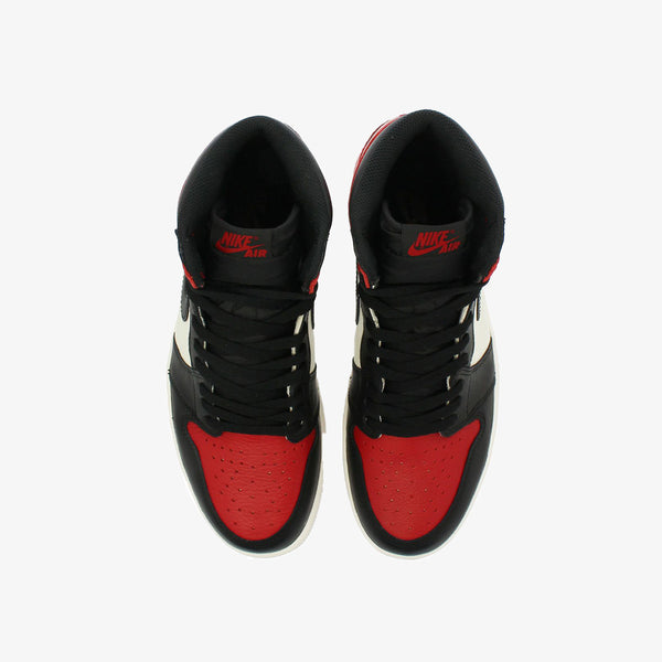 NIKE AIR JORDAN 1 RETRO HIGH OG GYM RED/BLACK/SUMMIT WHITE [BRED TOE] [TSUMA RED]