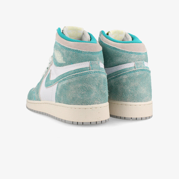 NIKE AIR JORDAN 1 RETRO HIGH OG GS TURBO GREEN/SAIL/WHITE/LIGHT SMOKE GREY