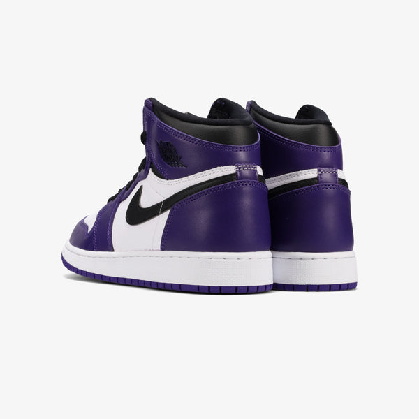 NIKE AIR JORDAN 1 RETRO HIGH OG GS COURT PURPLE/BLACK/WHITE