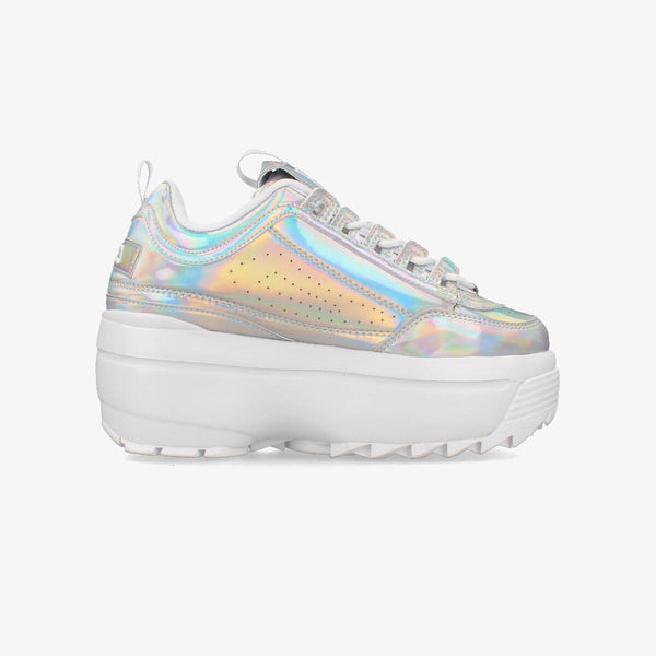 FILA DISRUPTOR II WEDGE IRIDESCENT/METALLIC SILVER/WHITE