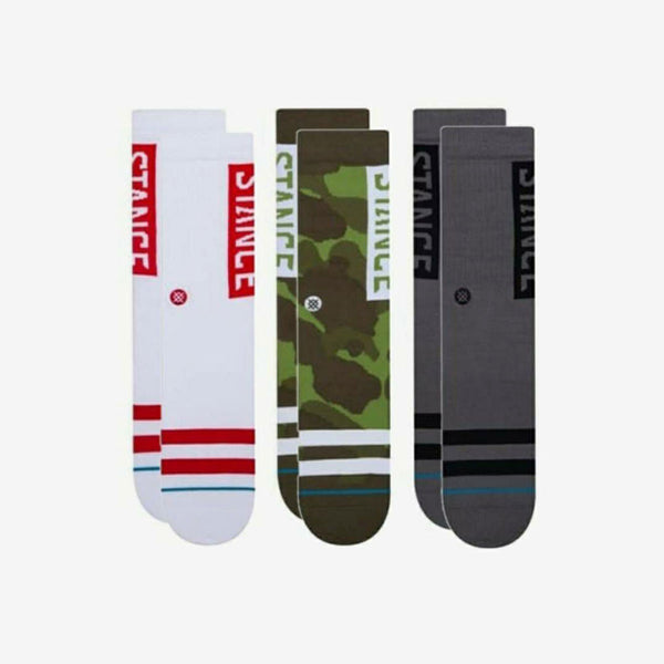 STANCE SOCKS THE OG 3 PACK MULTI